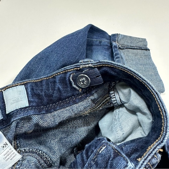 Set of 2 - Old Navy & Arizona Jean Co Girls Size 7 Blue Denim Capri Jeans - Picture 6 of 16